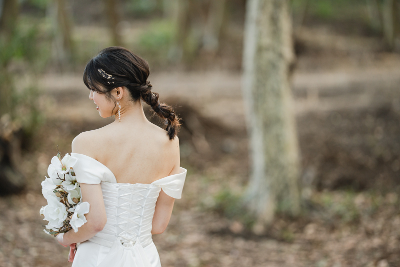 新婦ソロショット