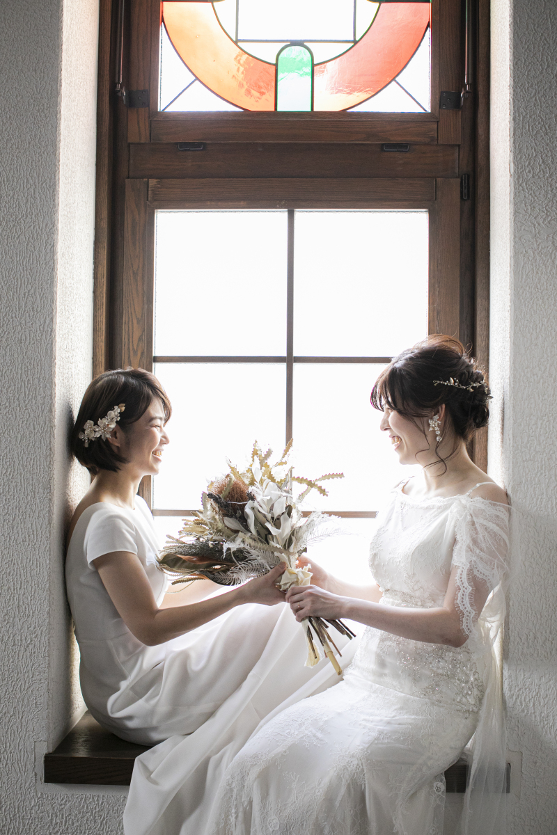 自然な表情のお二人♪