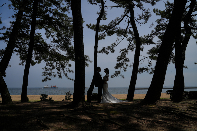 シルエットで一枚