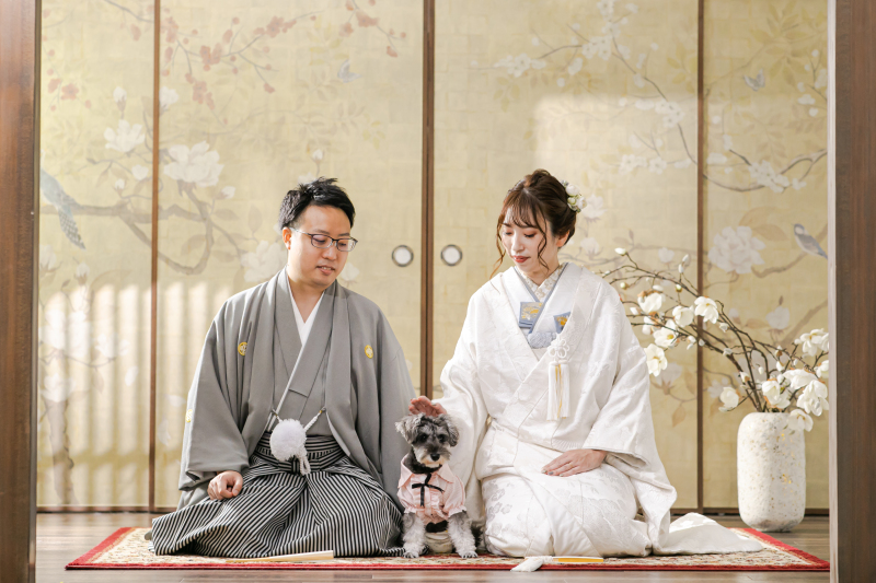 みんなでお正座ショット