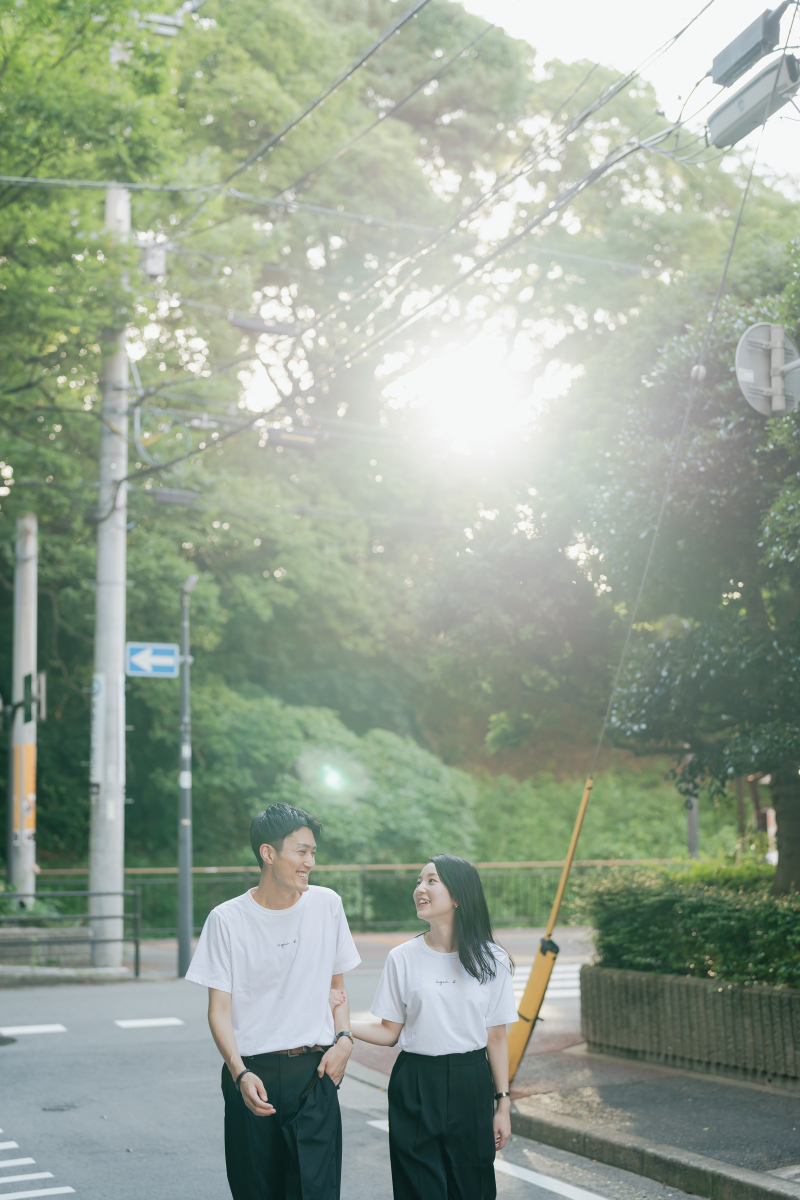 逆光でふんわりと