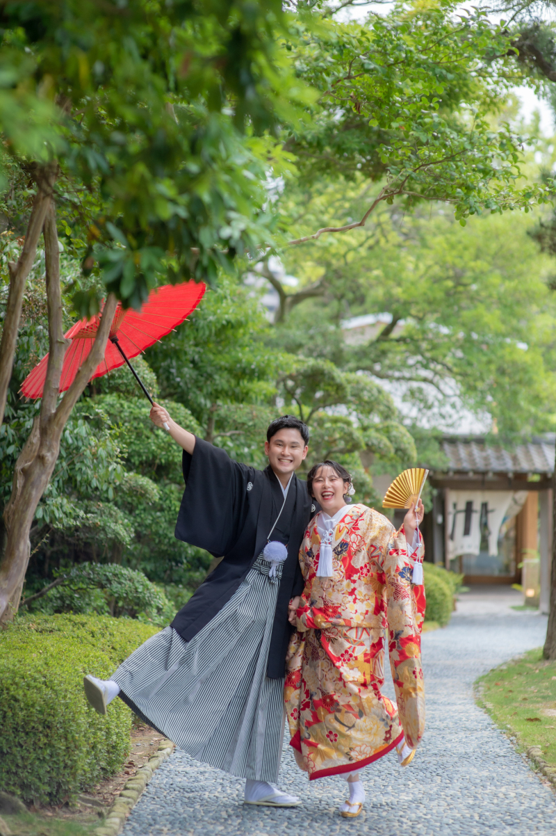 お二人らしさあるカット♪