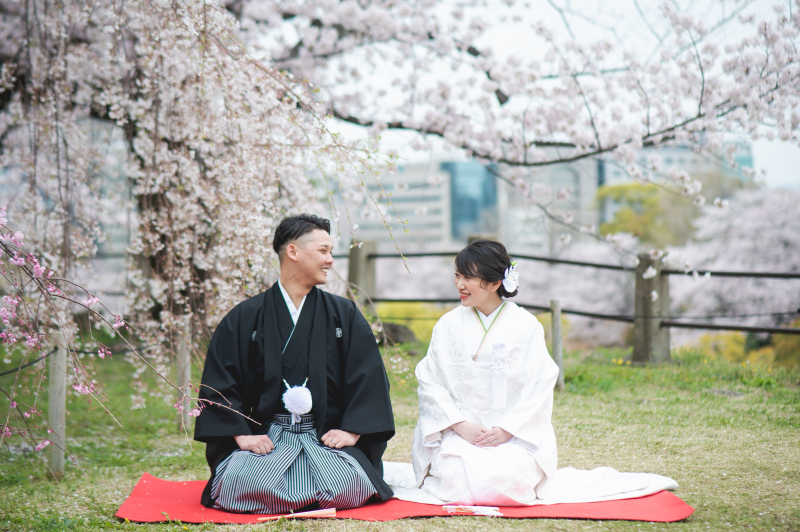 定番のお正座ポーズで！