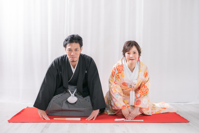 定番の正座お辞儀