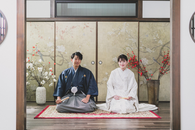 定番の正座ショット