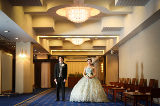 西鉄グランドホテルの館内で