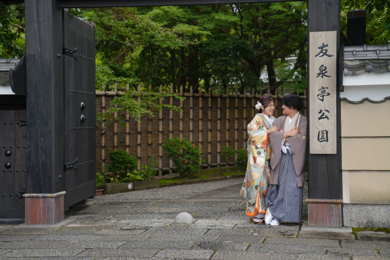 友泉亭撮影スタート