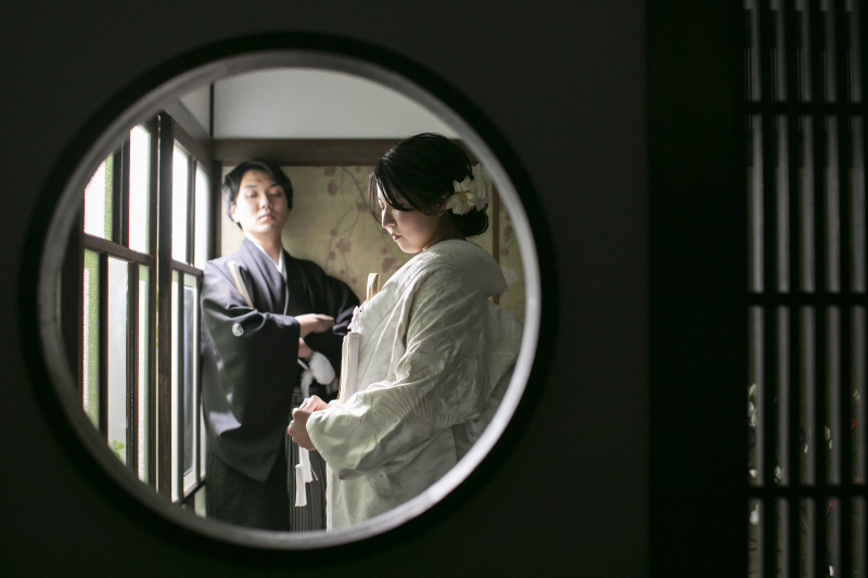 丸窓のフォトフレーム