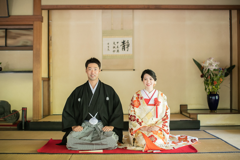 定番の『お正座』ポーズ！