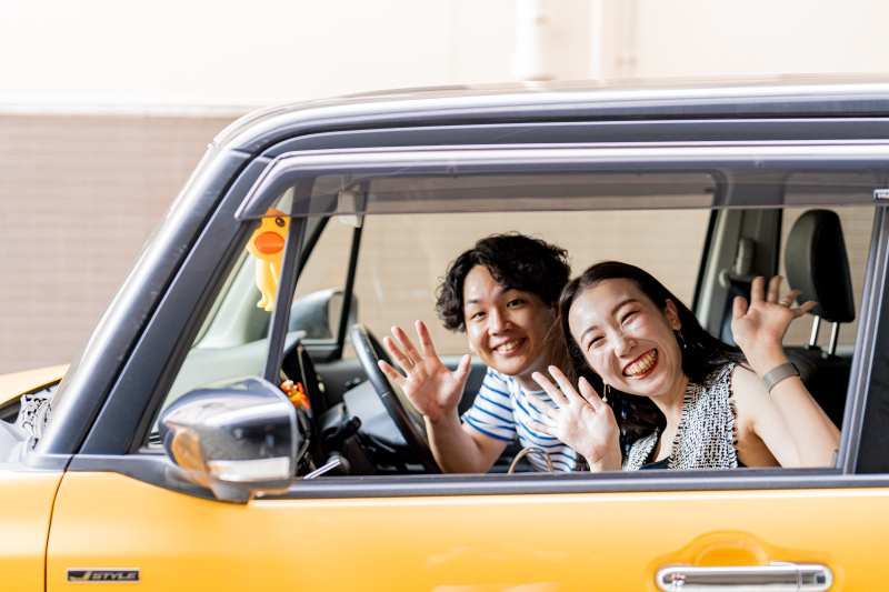 お見送りまで撮影しました！