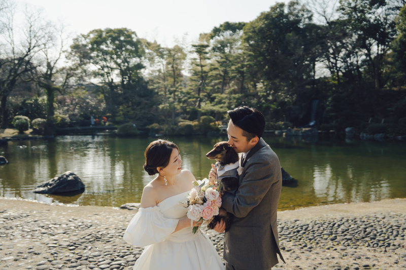 ペットと一緒に前撮り