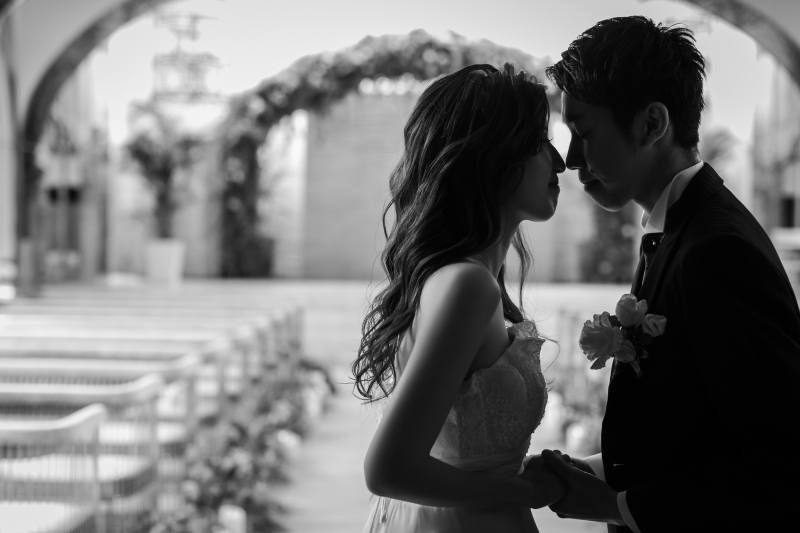 シルエットでロマンチックに...