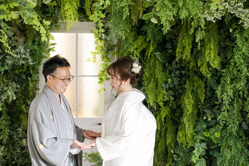 グリーンに囲まれて