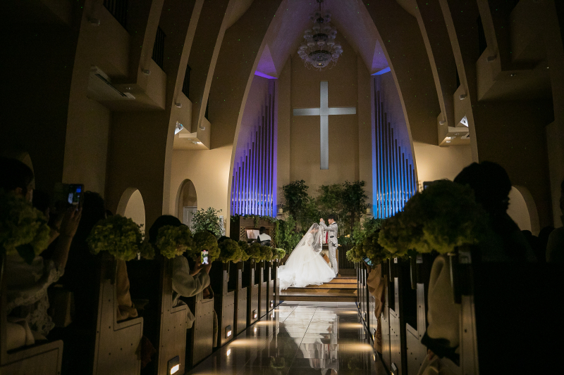 ラヴィファクトリー福岡店_チャペルで撮影できる