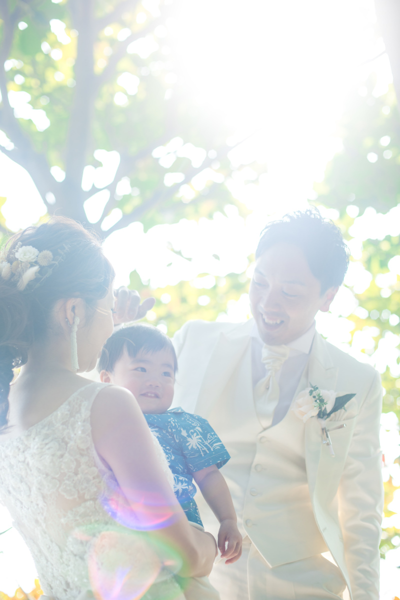 木漏れ日に包まれ