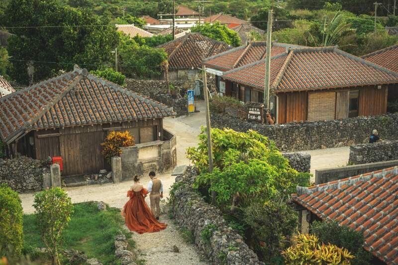 風情溢れる町並みと