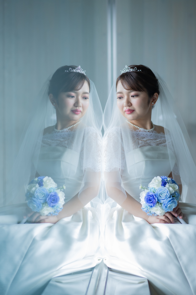 美しい光が入るチャペルフォト