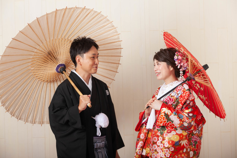 スタジオ撮影の様子