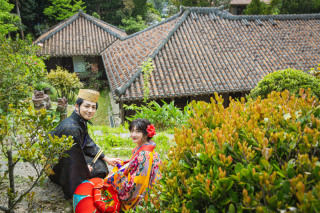 琉装×琉球街並み