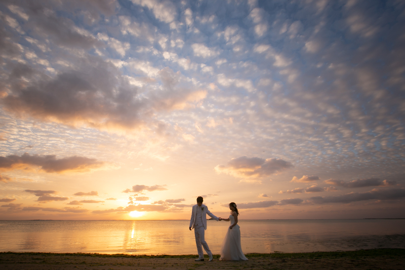 旅行気分が味わえるフォトウェディング