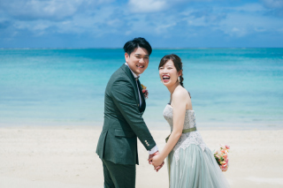 美々ビーチで過ごすウェディングフォト