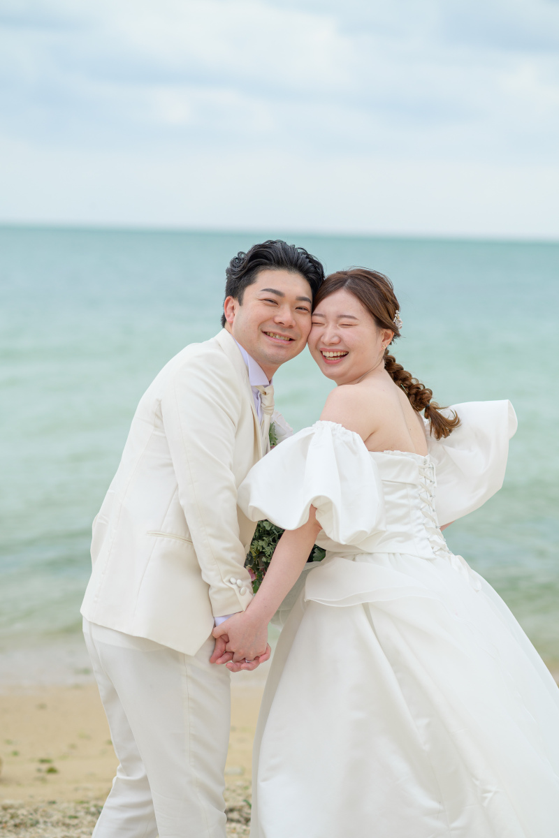 おふたりの輝く笑顔