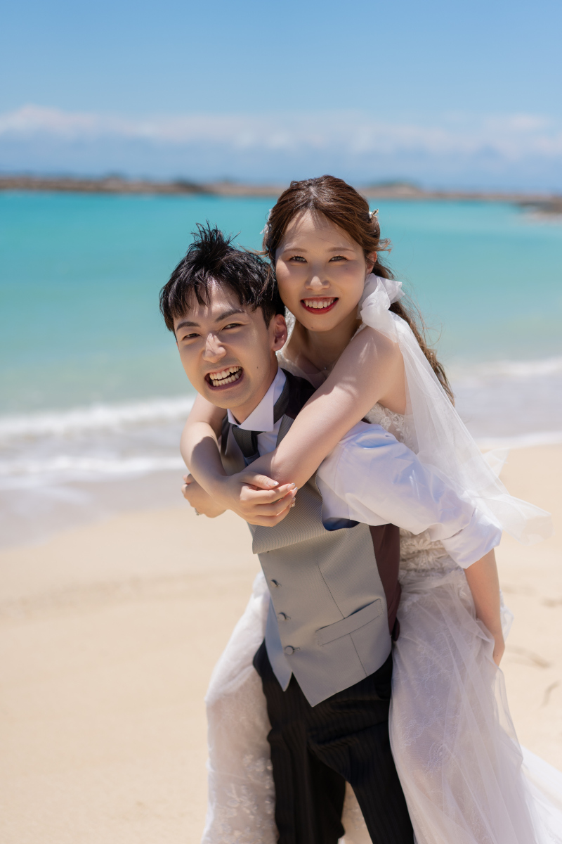 最後はおんぶで