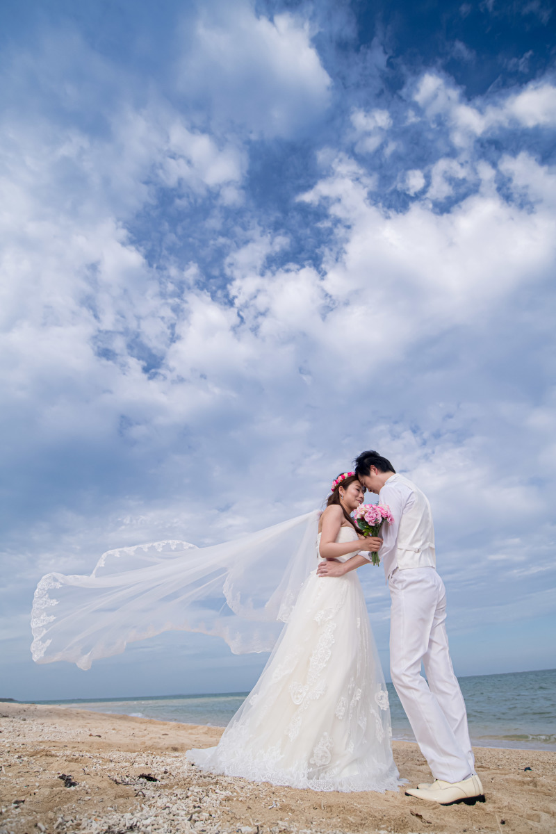 青色から夕暮れ時へ