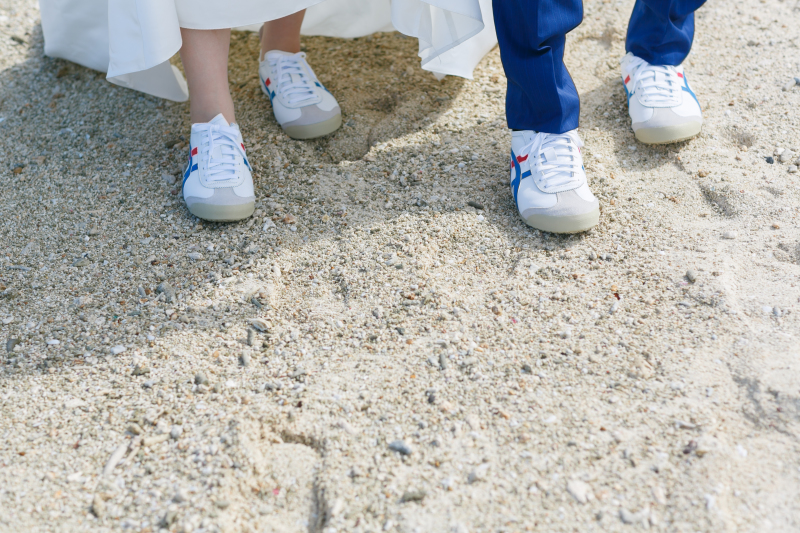 お揃いスニーカー