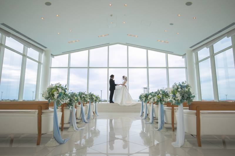 指輪交換シーン