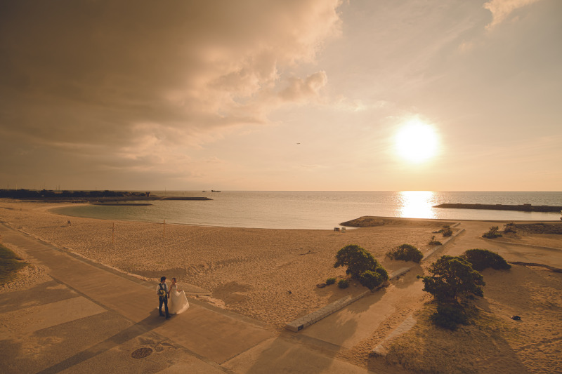 お二人のビーチ