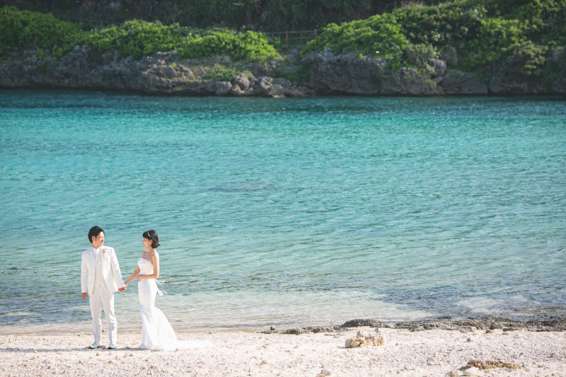 透き通る海、心