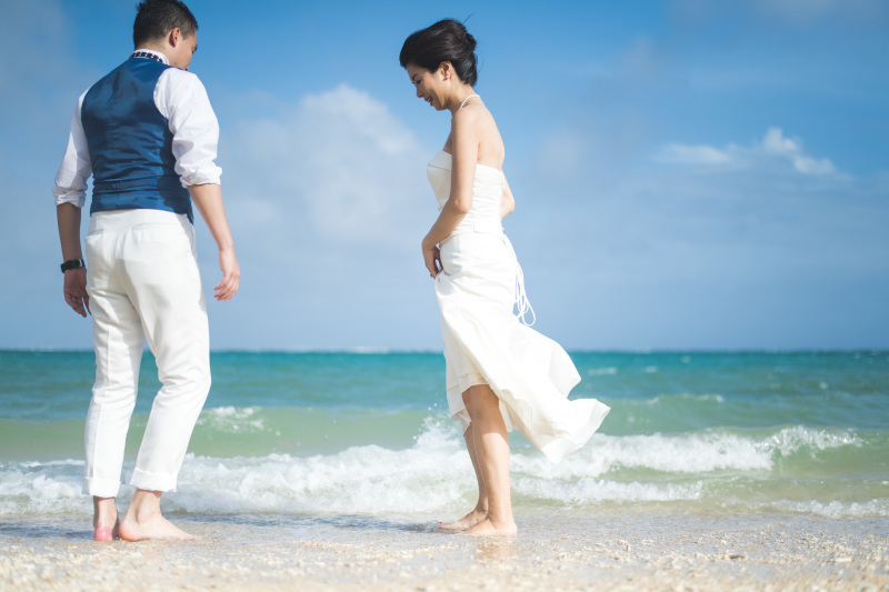 肌で波を感じて