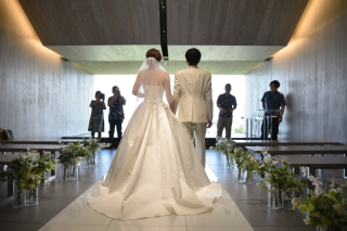 家族に見守られて