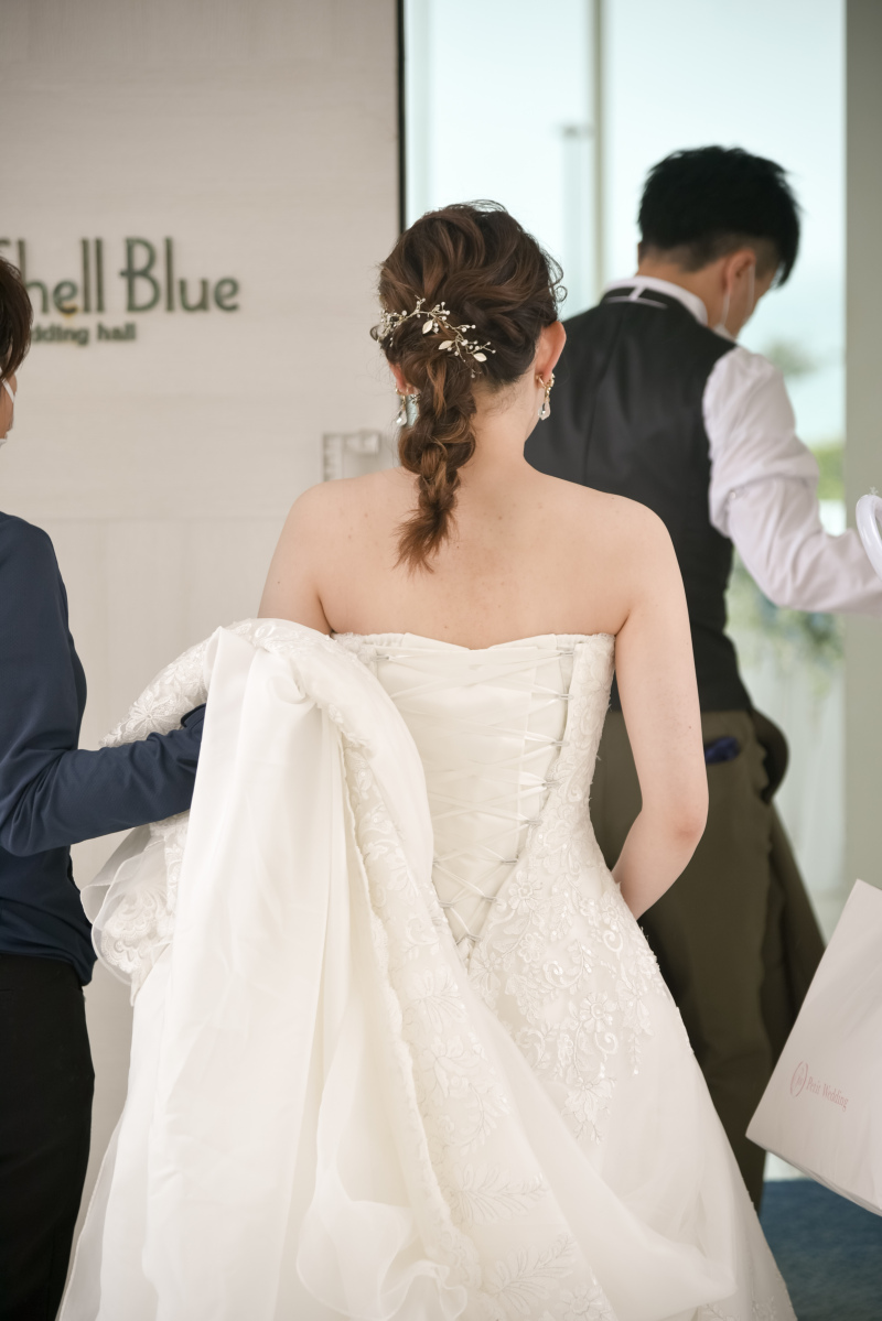 チャペル内へIN