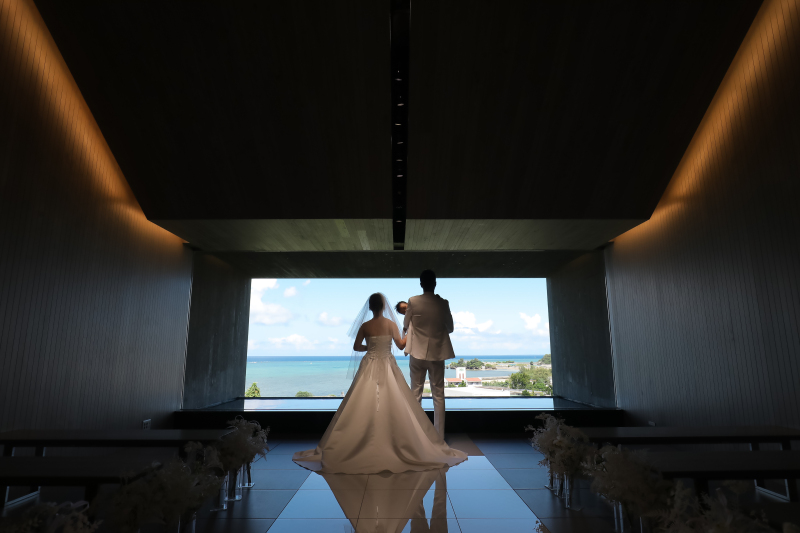 お子様とチャペル撮影