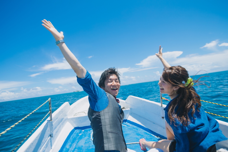 爽快な風を受けて、いざ出発!!