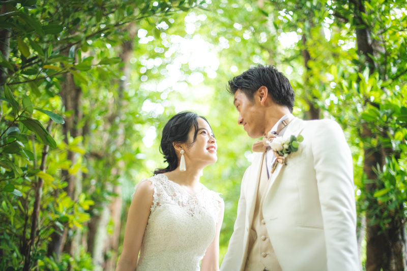 並木に包まれて