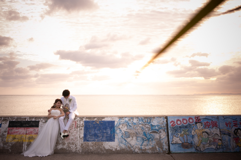 日が沈んでいる前に