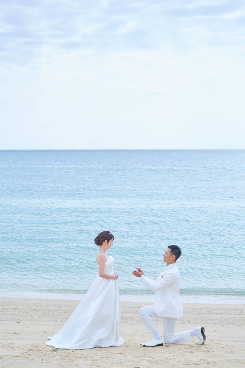 海バックを