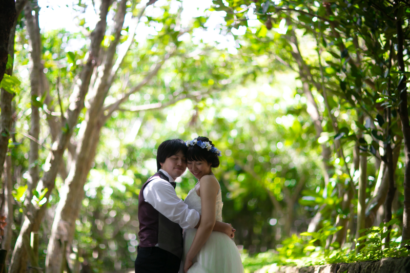 青も緑も深く輝く