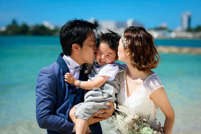 おふたりからのキス