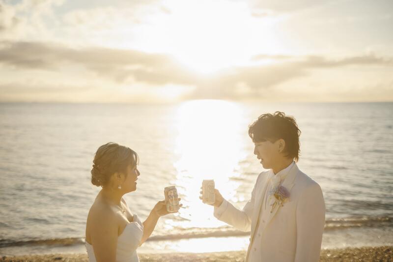 Orionビールで乾杯♩♩