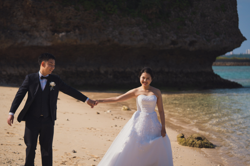 お二人の素敵な笑顔