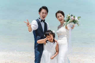 ファミリーでのフォトウエデイング
