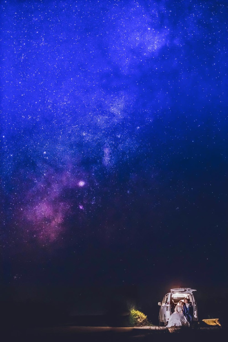 沖縄でしか見ることができないロマンチックな星空