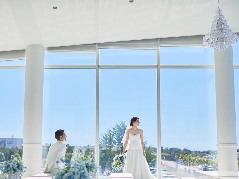 ラヴィファクトリー沖縄店_チャペルで撮影できる