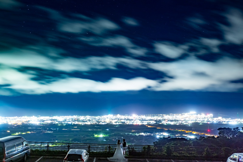 ラヴィファクトリー沖縄店_夜景で撮影できる