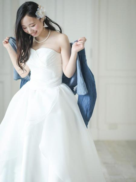 ご妊娠中でも安心のウエディングドレスもご用意!