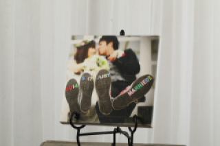 キャンバスボードA3スクエア(297×297mm)名前・日付有り